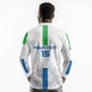 Custom Sierra Leone Football Long Sleeve Polo Shirt Grunge Style