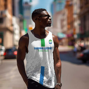 Custom Sierra Leone Football Men Tank Top Grunge Style