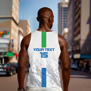 Custom Sierra Leone Football Men Tank Top Grunge Style