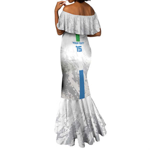 Custom Sierra Leone Football Mermaid Dress Grunge Style