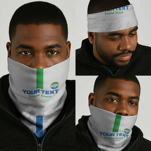 Sierra Leone Football Neck Gaiter Grunge Style LT15