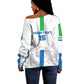 Custom Sierra Leone Football Off Shoulder Sweater Grunge Style