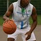 Custom Sierra Leone Football Sleeveless Hoodie Grunge Style - African Pride