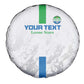 Custom Sierra Leone Football Spare Tire Cover Grunge Style