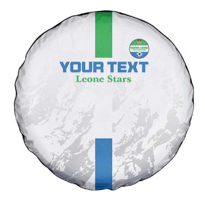 Custom Sierra Leone Football Spare Tire Cover Grunge Style