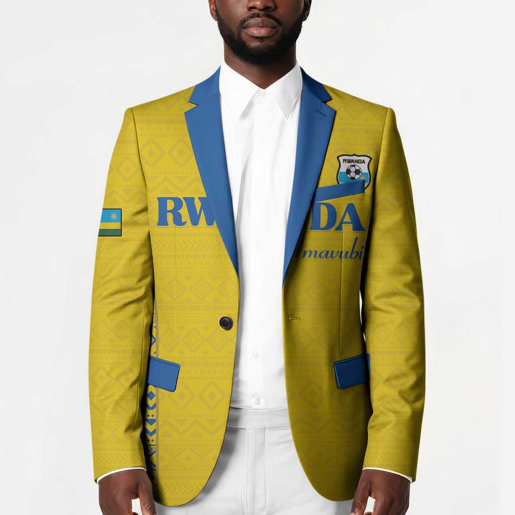 Rwanda Football Custom Blazer Stand With Amavubi - Yellow - African Pride