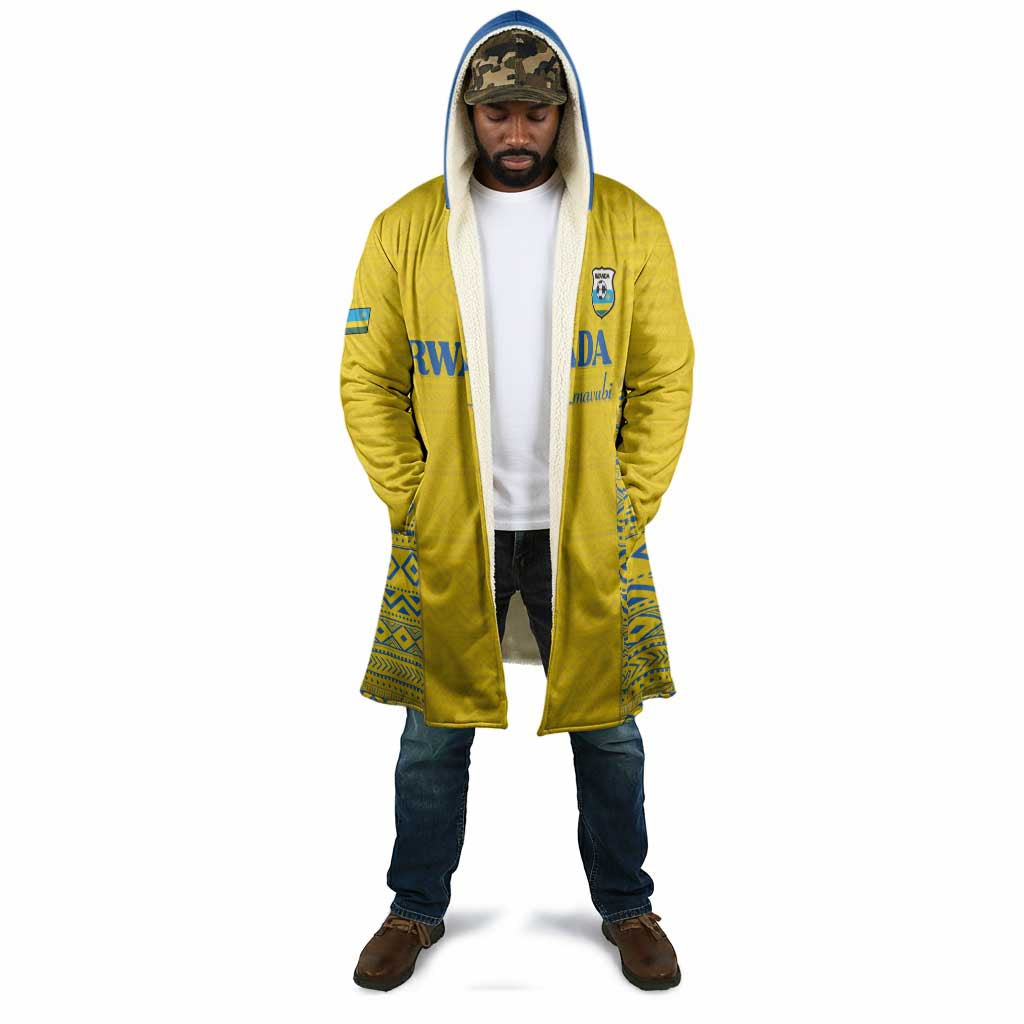 Rwanda Football Custom Cloak Stand With Amavubi - Yellow - African Pride