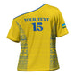 Rwanda Football Custom Cross Shoulder Shirt Stand With Amavubi - Yellow - African Pride