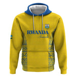 Rwanda Football Custom Hoodie Stand With Amavubi - Yellow - African Pride