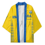 Rwanda Football Custom Kimono Stand With Amavubi - Yellow - African Pride