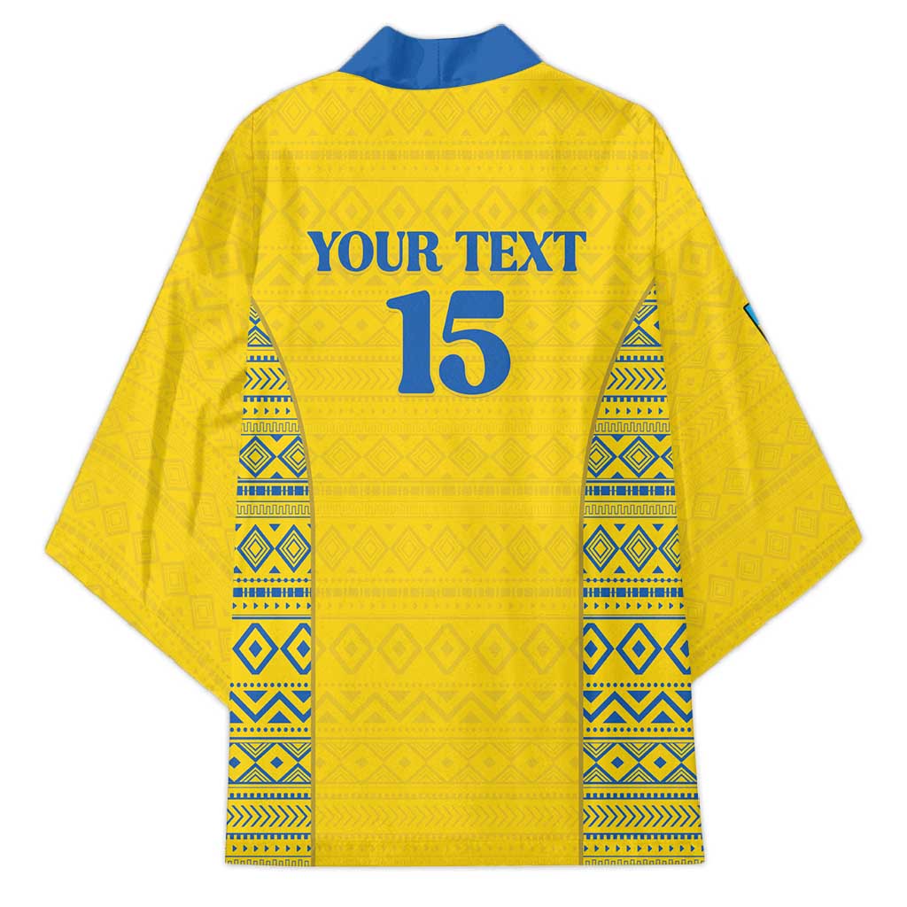 Rwanda Football Custom Kimono Stand With Amavubi - Yellow - African Pride
