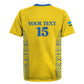 Rwanda Football Custom Rugby Jersey Stand With Amavubi - Yellow LT15