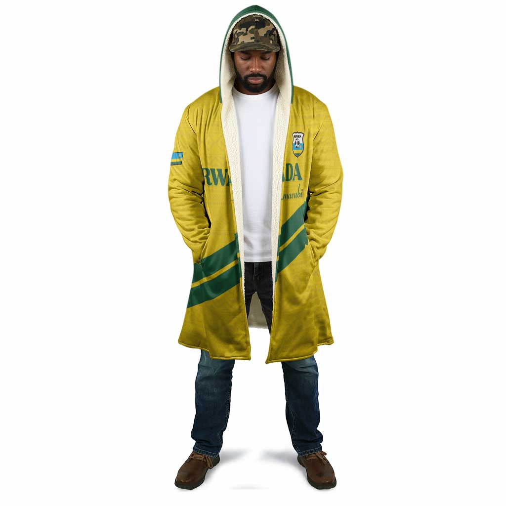 Custom Rwanda Football Cloak Pride Of Rwanda - Yellow - African Pride