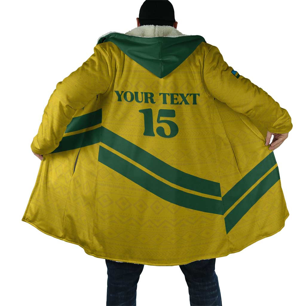 Custom Rwanda Football Cloak Pride Of Rwanda - Yellow - African Pride