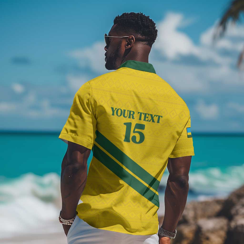 Custom Rwanda Football Hawaiian Shirt Pride Of Rwanda - Yellow LT15