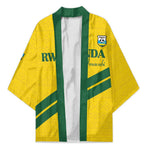 Custom Rwanda Football Kimono Pride Of Rwanda - Yellow - African Pride