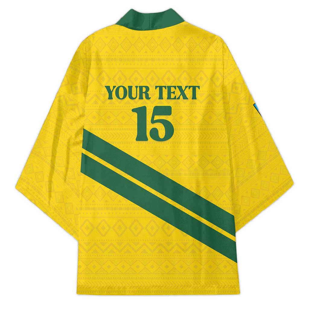 Custom Rwanda Football Kimono Pride Of Rwanda - Yellow - African Pride