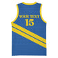 Custom Rwanda Football Basketball Jersey Pride Of Rwanda - Blue - African Pride