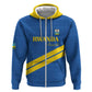 Custom Rwanda Football Hoodie Pride Of Rwanda - Blue - African Pride
