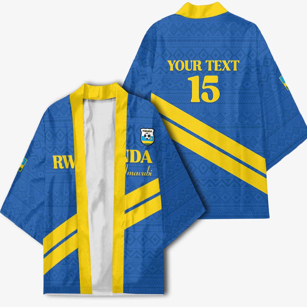 Custom Rwanda Football Kimono Pride Of Rwanda - Blue - African Pride