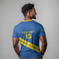 Custom Rwanda Football T shirt Pride Of Rwanda - Blue LT15