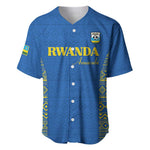 Rwanda Football Custom Baseball Jersey Stand With Amavubi - Blue LT15