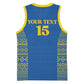 Rwanda Football Custom Basketball Jersey Stand With Amavubi - Blue - African Pride