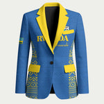 Rwanda Football Custom Blazer Stand With Amavubi - Blue - African Pride