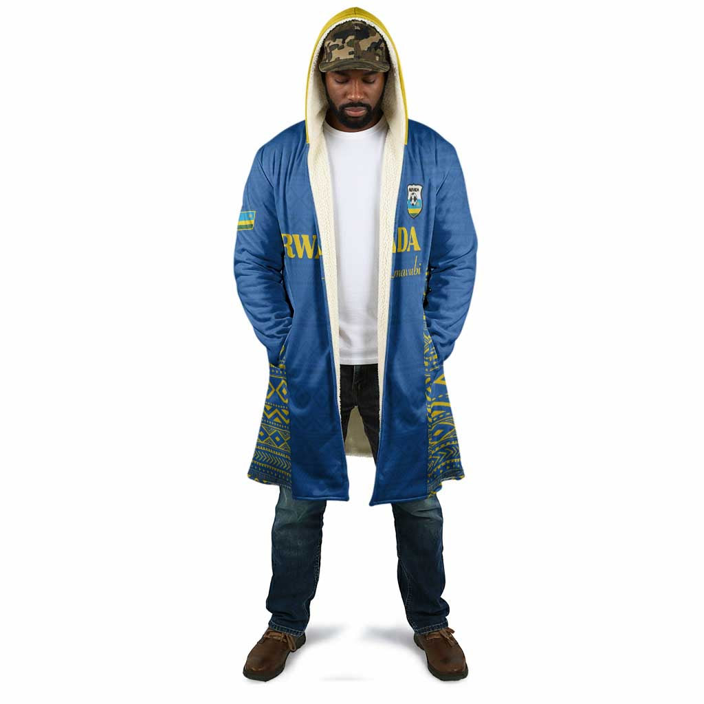 Rwanda Football Custom Cloak Stand With Amavubi - Blue - African Pride