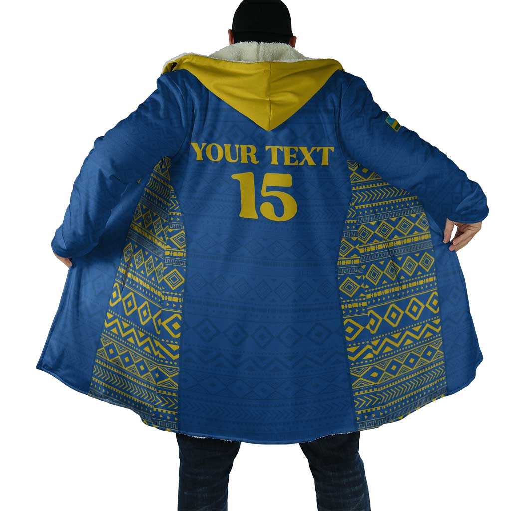 Rwanda Football Custom Cloak Stand With Amavubi - Blue - African Pride