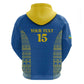 Rwanda Football Custom Hoodie Stand With Amavubi - Blue - African Pride