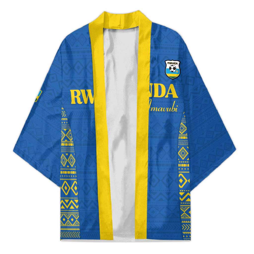Rwanda Football Custom Kimono Stand With Amavubi - Blue - African Pride