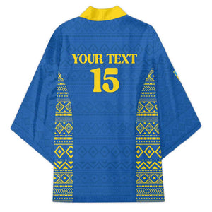 Rwanda Football Custom Kimono Stand With Amavubi - Blue - African Pride