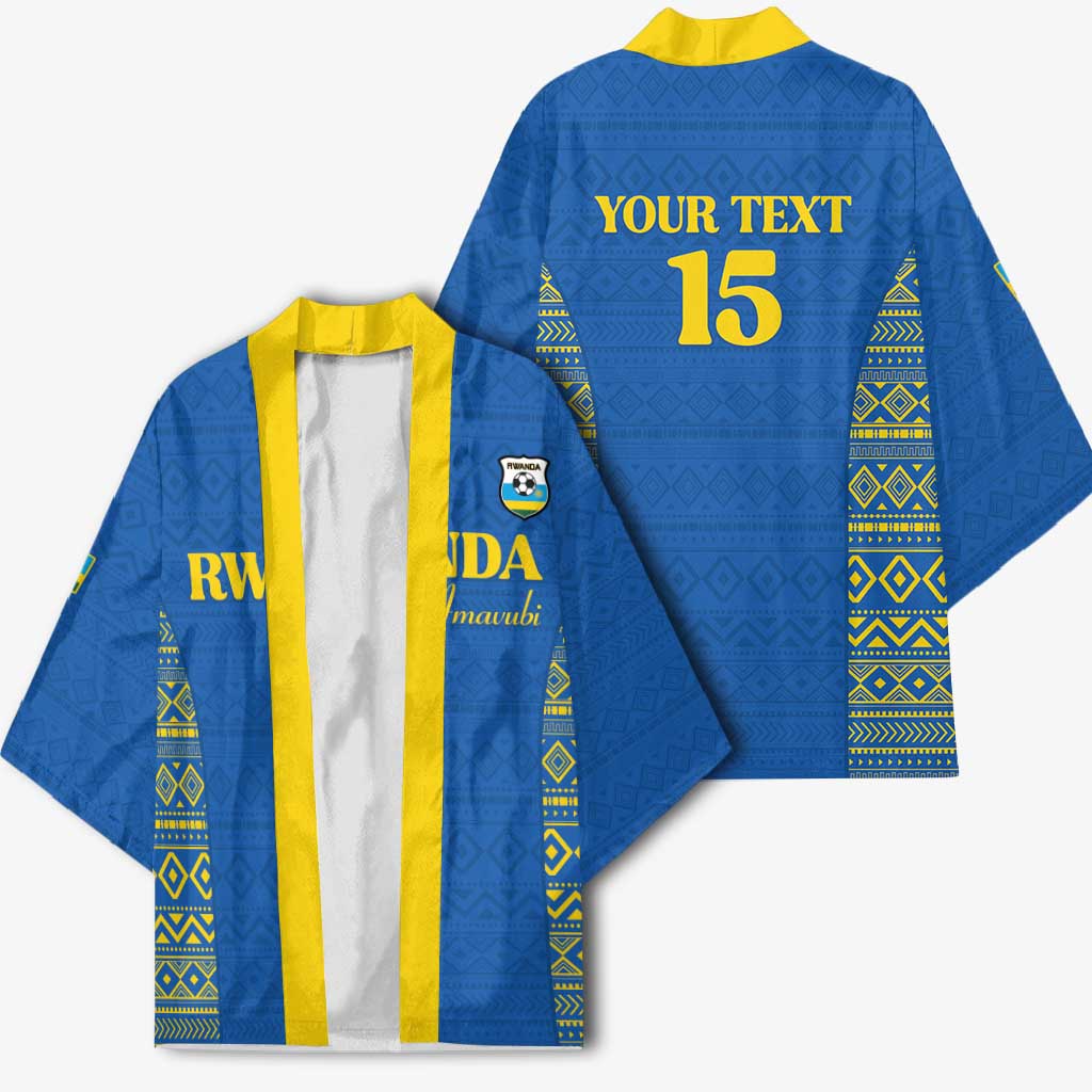 Rwanda Football Custom Kimono Stand With Amavubi - Blue - African Pride