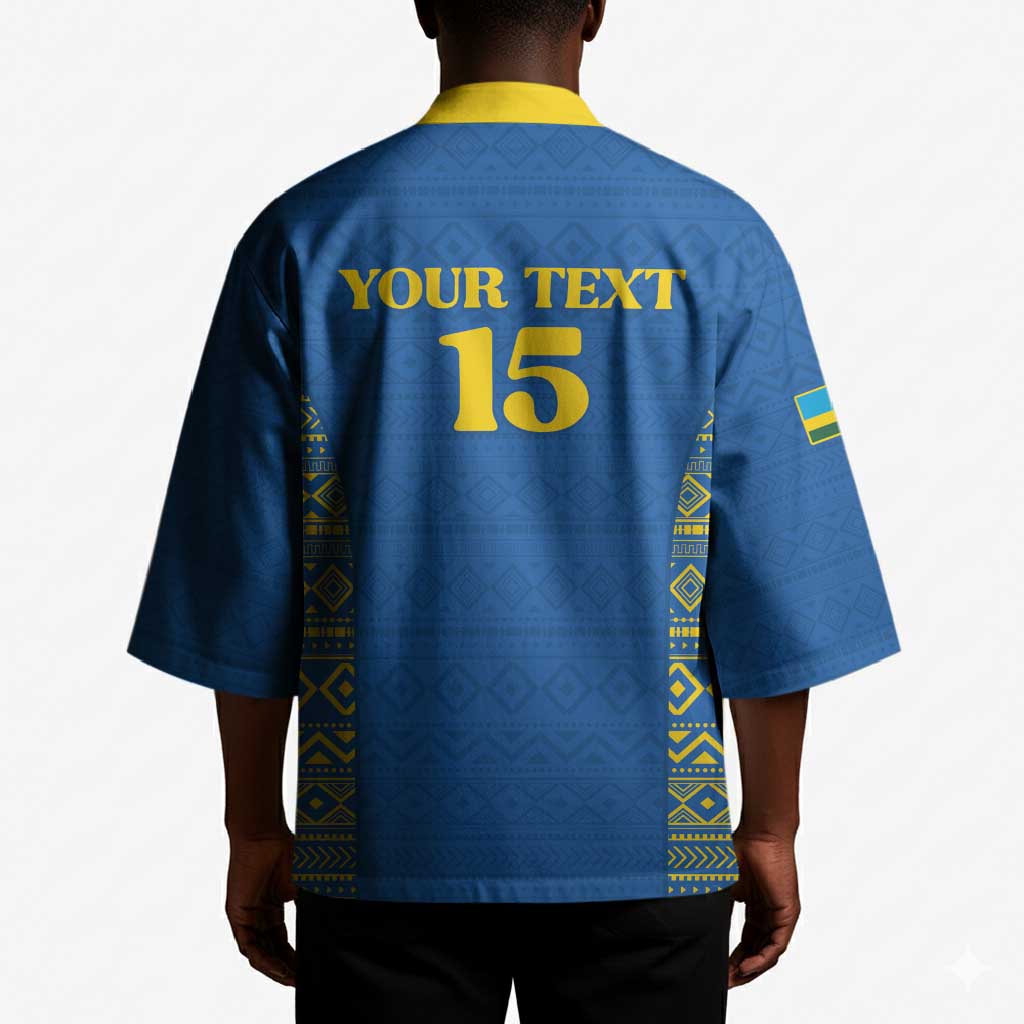 Rwanda Football Custom Kimono Stand With Amavubi - Blue - African Pride