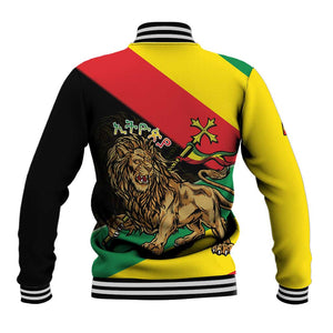 Ethiopia Lion of Judah Baseball Jacket Ethiopia Empire 1270-1974