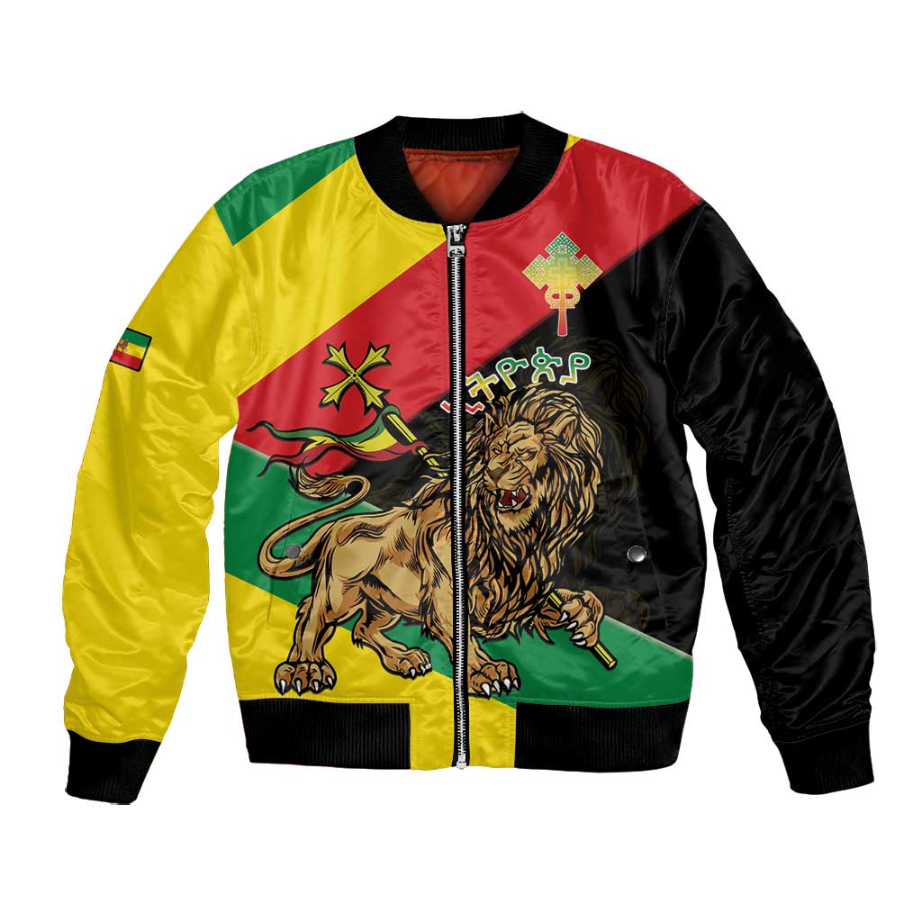 Ethiopia Lion of Judah Bomber Jacket Ethiopia Empire 1270-1974