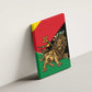 Ethiopia Lion of Judah Canvas Wall Art Ethiopia Empire 1270-1974