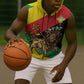 Ethiopia Lion of Judah Sleeveless Zip Hoodie Ethiopia Empire 1270-1974 - African Pride