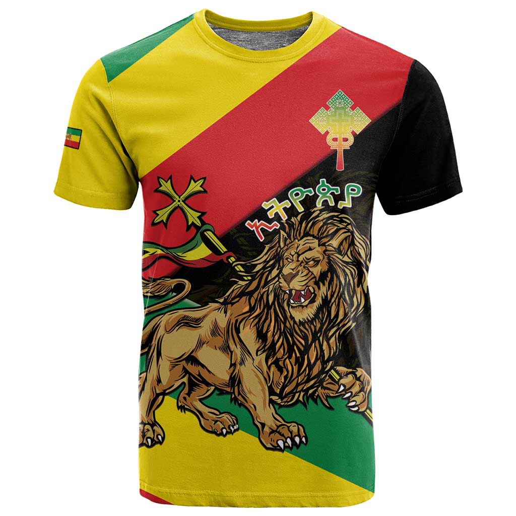 Ethiopia Lion of Judah T shirt Ethiopia Empire 1270-1974
