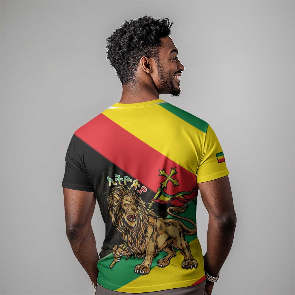 Ethiopia Lion of Judah T shirt Ethiopia Empire 1270-1974