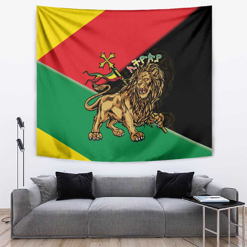 Ethiopia Lion of Judah Tapestry Ethiopia Empire 1270-1974