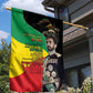 Jah Rastafari Garden Flag Haile Selassie