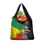 Jah Rastafari Grocery Bag Haile Selassie