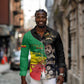 Jah Rastafari Long Sleeve Button Shirt Haile Selassie