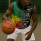 Jah Rastafari Sleeveless Zip Hoodie Haile Selassie - African Pride