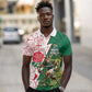 Personalized South Africa Combine England Rugby Polo Shirt Springboks and Red Rose