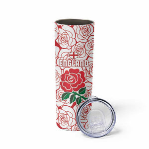 Personalized South Africa Combine England Rugby Skinny Tumbler Springboks and Red Rose