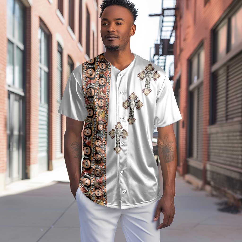 Ethiopia Angels Tilet With Cross Baseball Jersey