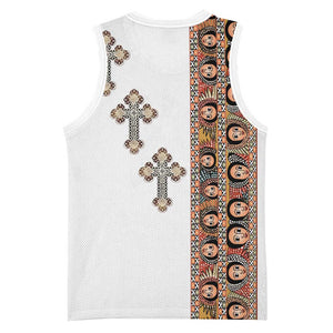 Ethiopia Angels Tilet With Cross Basketball Jersey LT15
